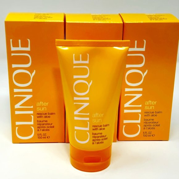 Clinique Other - 3 pack of Clinique After Sun Rescue Balm with Aloe 5oz New in Box    Full Size